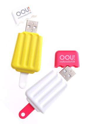 Oou 1GB Ice Lolly USB Flash Drives