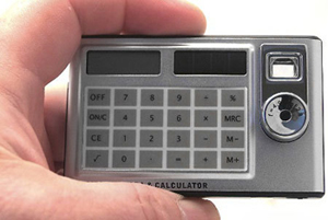 Digital Card Calculator Camera