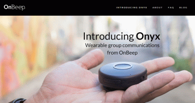 onyx onbeep walkie talkie