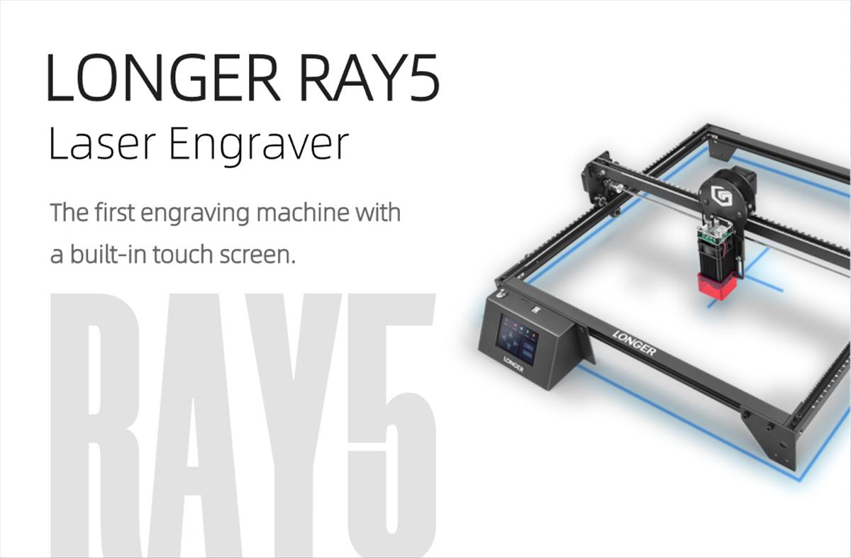 Longer RAY5: incisore laser con touchscreen incorporato
